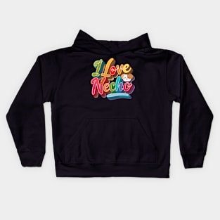 i love necho Kids Hoodie